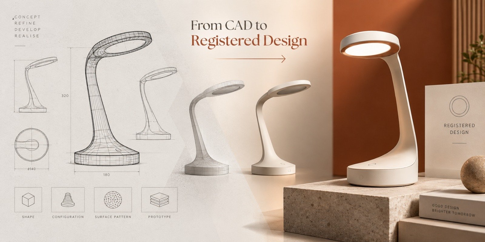 From CAD Model to Registered Design